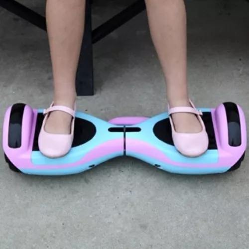 Hoverboard Skate Élétrico Bluetooth Com Led Alça Curta 6,5