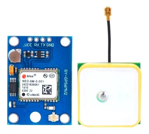 Modulo Gps Gy-neo6mv2 Con Antena Pic Avr Raspberry