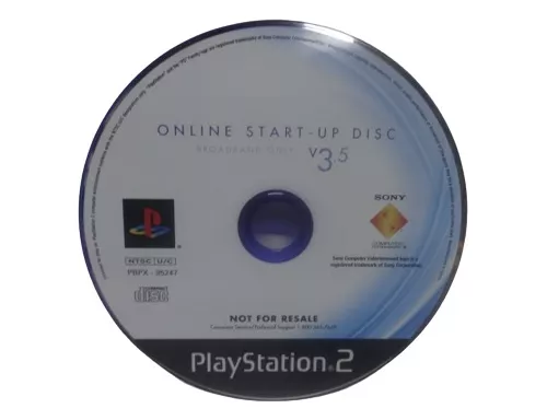 Playstation 2 PS2 Online Start Up Disc 3.0