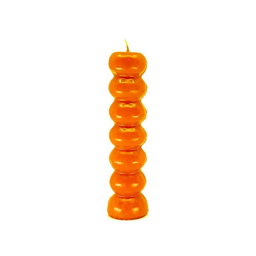 Vela De Imagen De Figura De 7 Nudos Color Naranja, Éxi...