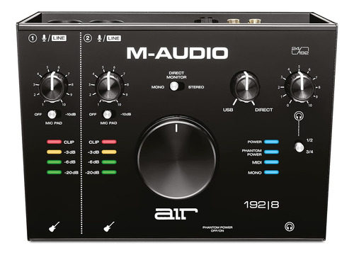 M-audio M-track 192/8 2-in/4-out Interface De Audio Midi