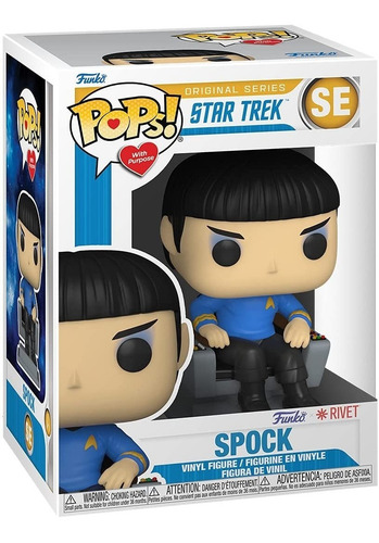Funko Pop Star Trek - Spock In Chair Pops With Purpose Youth