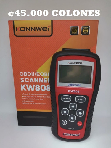 Escáner Automotriz Konnwei Kw808