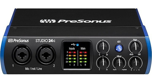 Imagen 1 de 1 de Presonus Studio 24c Usb-c 2x2 Audio Midi Interface 