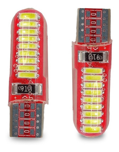 2 Lamparas Led T10 Ironman 18w Blanco Posicion Auto 12v