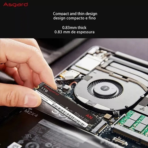 SSD Asgard 1er Terabyte y 3.0 M.2 NVME