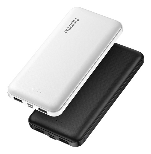 Paquete De 2 Cargadores Porttiles Miady De 15000 Mah, Carga