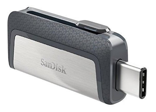 Pendrive Sandisk Ultra Dual - Usb - 64 Gb - Gray