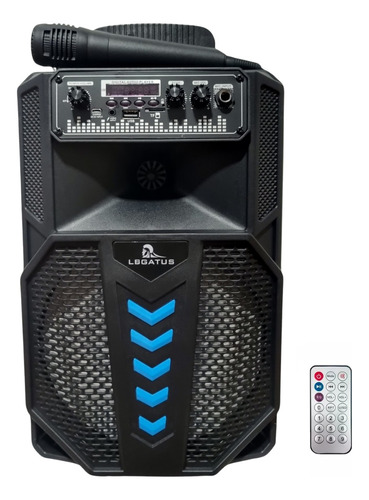 Parlante Portátil 8 Pulgadas Karaoke Bluetooth Legatus 