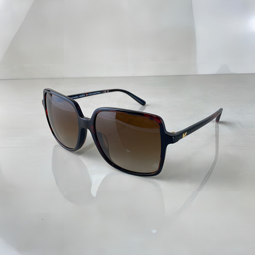 Óculos de sol Michael Kors Solar MK2098U tamanho 56 armação marrom y lente marrom