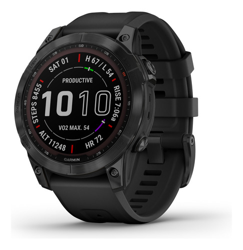 Reloj Gps Multideporte Garmin Fenix 7 Zafiro Solar Negro