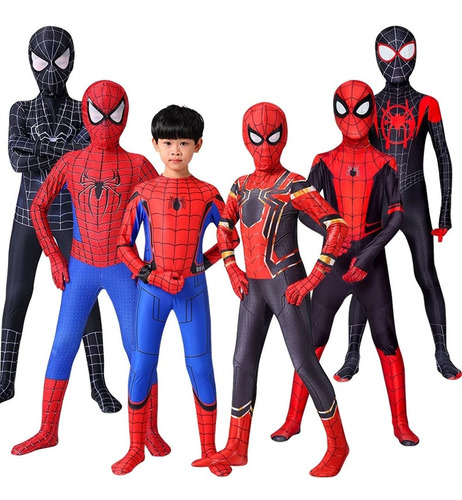 Disfraz De Superhéroe De Spiderman Para Niños