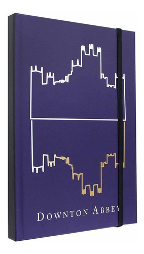 Downton Abbey Journal  Agenda Grande Con Logotipo De Silueta