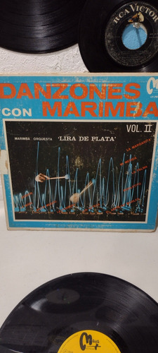 Danzonera Con Marimba Lira De Plata Disco De Vinil Lp 