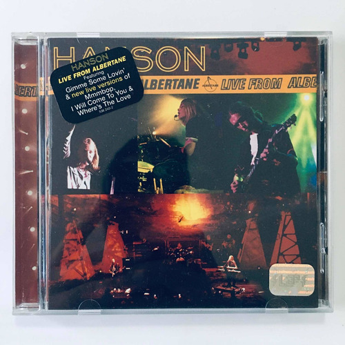 Hanson Live From Albertane Cd Nuevo No Sellado