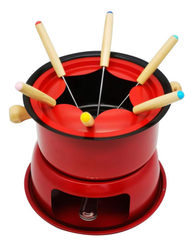 Putaoyou Mini Juego Fondue Acero Inoxidable 12 Repuesto