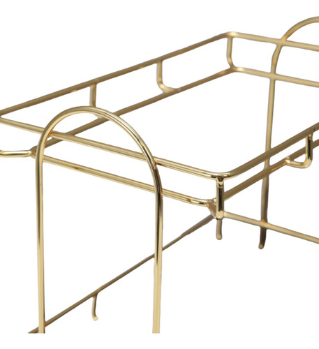 Estante Organizador De Almacenamiento Para Bano Dos Niveles Color Negro