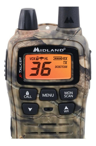Radios 2 Vias Midland T75vp3 61km (38 Millas) Camuflaje Gmrs/frs