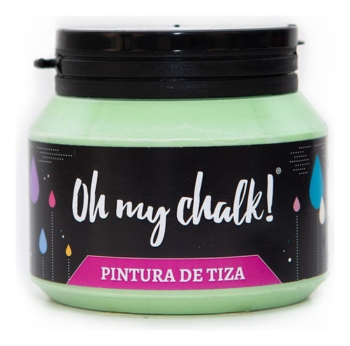 Oh My Chalk! Pintura De Tiza - Tizada 210 Cc. Colores Color Mint