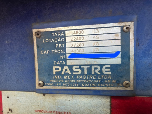 Carrega Tudo Lagartixa 4 Eixos Pastre 2012