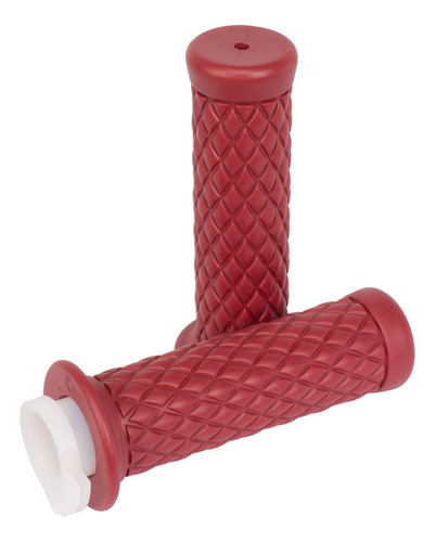 Par Jgo Puños Rojo Cafe Racer B645 Para Moto Kinlley