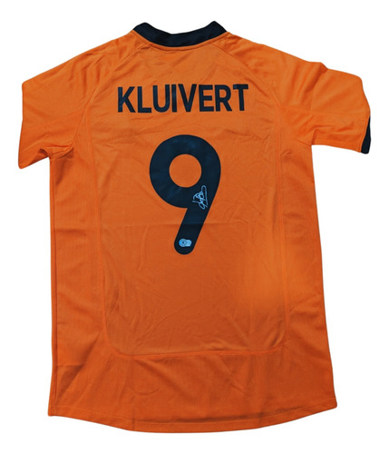 Kluivert Playera Holanda Autografiada Certificada Beckett (Usado)