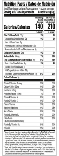 Cheerios Sabor Fresa Y Plátano Cardiosaludable Cereal