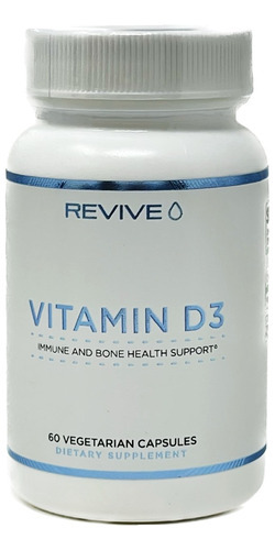 Revive Vitamina D3 Salud Sistema Inmune Y Óseo 60 Vcaps Sabor Sin Sabor
