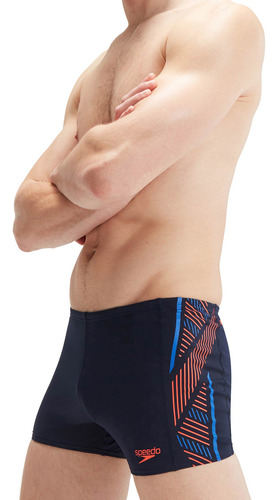 Pantaloneta De Baño Tech Panel Aquashort 8 Cm Azul-32 Speedo