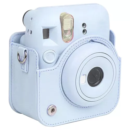 Funda Para Instax Mini 12 Vinil Azul