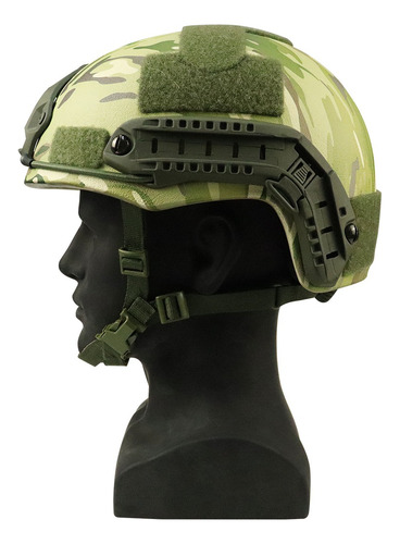 Casco Uhmwpe Militar Balístico Fast Nivel Iii-a Multicam S