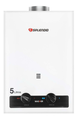 Calefont 5 Litros Tiro Natural Gas Licuado Master Splendid