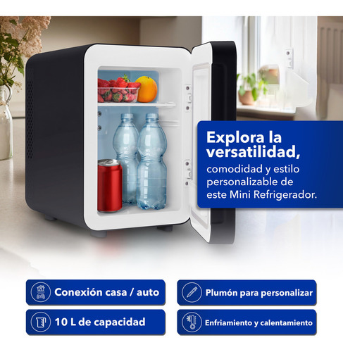 Rca Mini Refrigerador Eléctrico Rc-fb2 Color Negro Refrigera