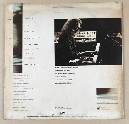 Lyle Mays Solista Vinilo De 1986 Ind Argentina Impecable Estándar (Usado)