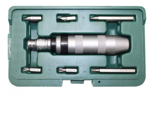 Imagem 3 de 6 de Chave Impacto Manual E Bits Com 8 Peças Sata