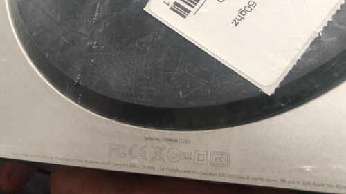 Imagen 3 de 3 de Mac Mini Core I5 4gb Ram 500gb (a1347) 2011