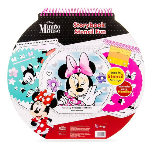 Disney Minnie Mouse Libro De Actividades Con Stencil