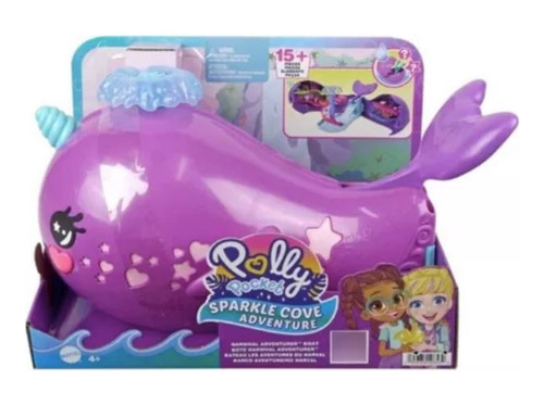 Polly Pocket Set De Juego Narval Mágico Bahía Mágica