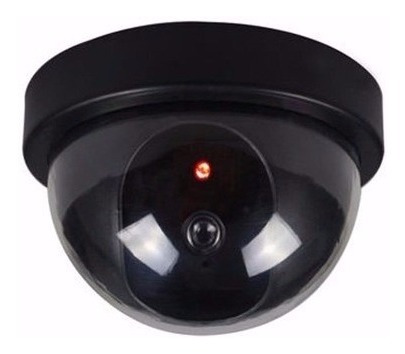 2x Domo Falso Vigilancia Cctv Security Cámara Luz