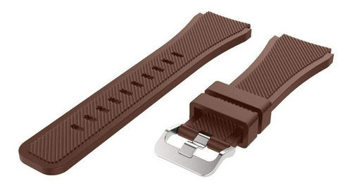 Correa Deportiva + Mica Para Moto 360 2da Generacion 46 Mm Marrón