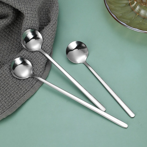 Cuchara De Acero Inoxidable Para Vajilla, Sopa, Té Y Café