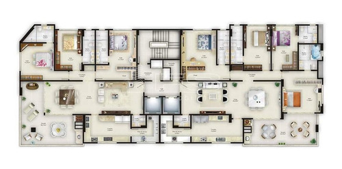 Imagem 5 de 15 de Apartamento Novo 3 Suítes Alto Padrão Meia Praia - 2631