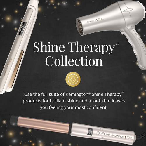 Curling Wand Remington Shine Therapy Óleo De Argan E Querati