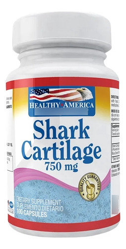 Shark Cartilage 750mg X 100 Cápsu - Unidad a $61275