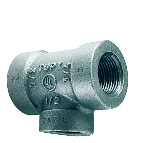 Te 3/4 X 1/2 Npt Classe 300 Preto - Tupy