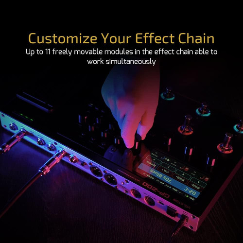 Pedal De Processador Valeton Multi Effects Com Expression Pe