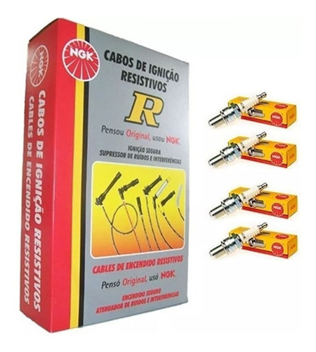 Cables Y Bujias Ngk Fiorino 1.4 8v Fire Apto Gnc Cts