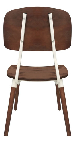 Silla American Hard Wood - Desillas Estructura De La Silla Madera Oscura Asiento Madera Oscura