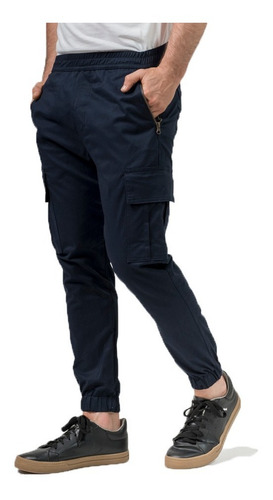 Pantalon Gabardina Jogger Babucha Cargo Hombre Mistral 55013