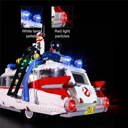 Kit De Iluminación En Creador Ghostbusters Ecto-1 Conjunto D